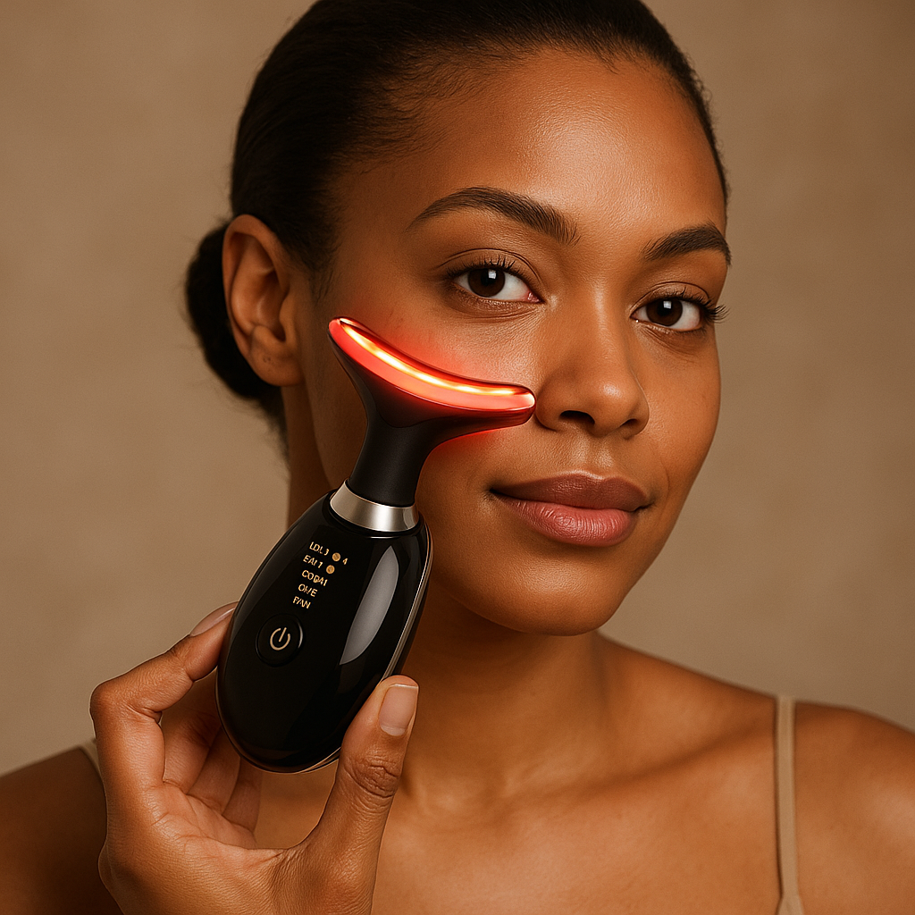 Dispositivo de Beleza para Pescoço 7 Cores Massageador Facial