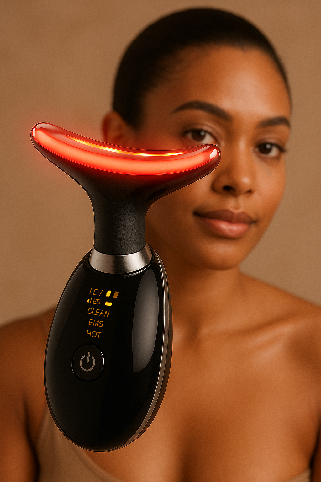 Dispositivo de Beleza para Pescoço 7 Cores Massageador Facial