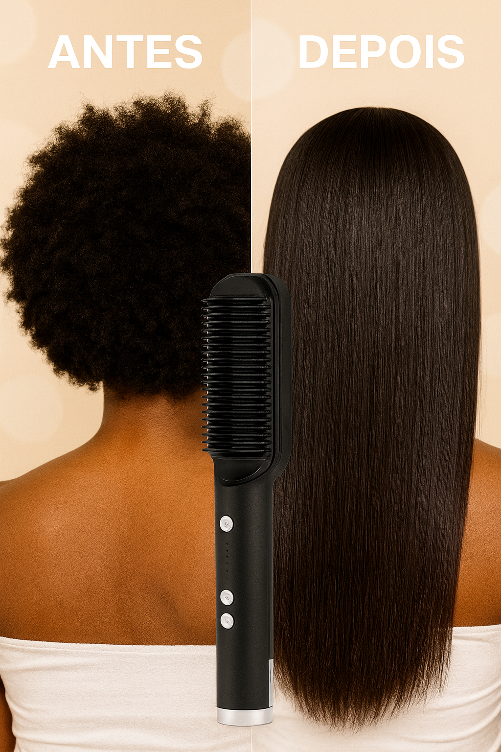 Escova modeladora 2 em 1