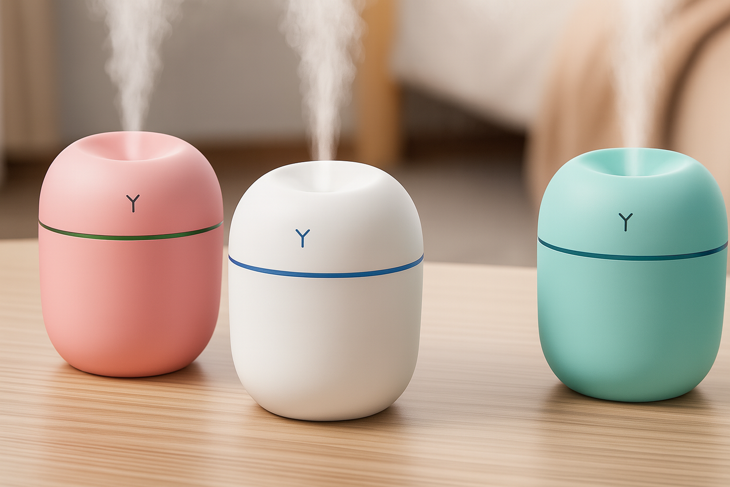 Umidificador Atomizador de Ar Portátil para Casa 200ml