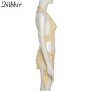 Nibber Sexy Beach Vacation Wear Basic Bikini Bodysuit Saias 2 Conjuntos de Duas Peças Para Roupas Femininas Ternos Maiô Feminino 2024