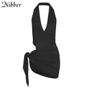 Nibber Sexy Beach Vacation Wear Basic Bikini Bodysuit Saias 2 Conjuntos de Duas Peças Para Roupas Femininas Ternos Maiô Feminino 2024