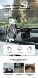 Suporte para telefone de carro Baseus Gravity Ventosa Suporte universal ajustável Suporte no suporte GPS do carro para iPhone 12 Pro Max Xiaomi POCO