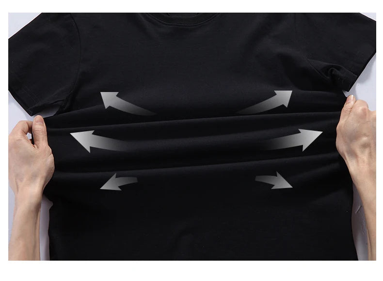 Camisetas masculinas 2024 Masculino Verão Algodão Manga Curta Moda Bottoming Tops Em Torno Do Pescoço Branco Tee Camiseta Oversized Roupas Masculinas