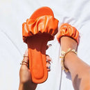 Luxo 2024 novas mulheres casuais casa sandálias duráveis dobre ao ar livre praia selvagem antiderrapante mulheres planas ms chinelos