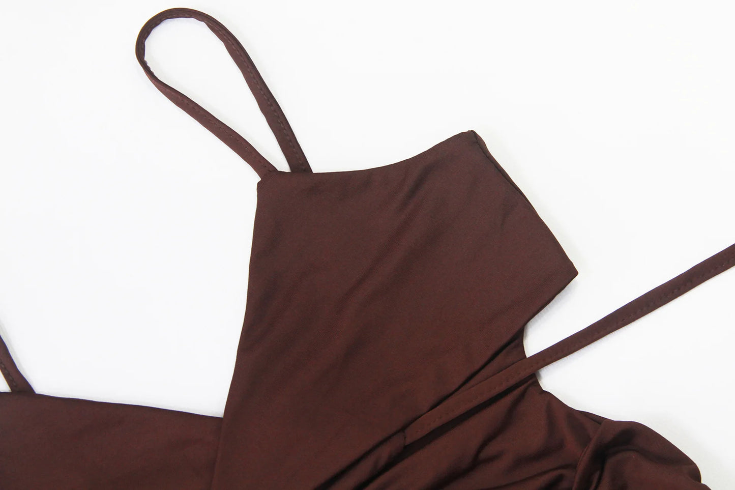 Sexy Spaghetti Strap String Cross Bodycon Dress para Mulheres Sólido Backless Cut-out Night Club Vestido Verão Sem Mangas Mini Vestido