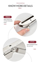 KAK 2pcs Suporte de prateleira dobrável Heavy Duty Aço inoxidável dobrável Suporte de prateleira Hardware para mesa de trabalho RV Car Saving Space