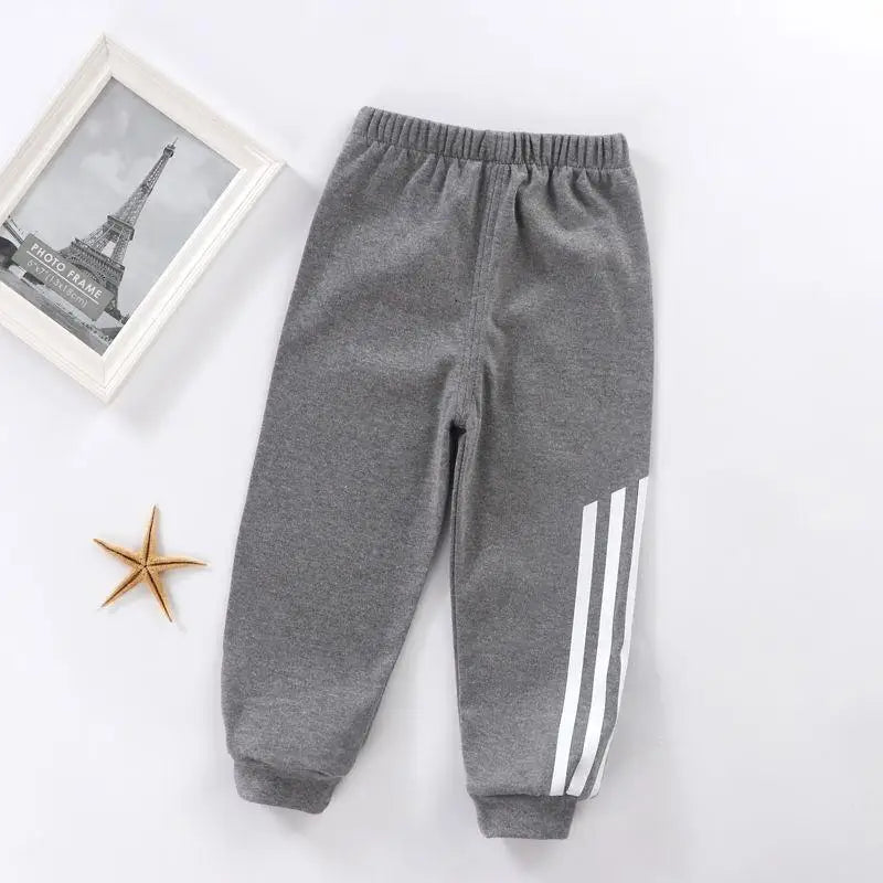 Nova Tendência Casual Bebê Crianças Meninos Meninas Calças Longas de Algodão Outono Calças Esportivas 1-6 Anos de Idade Calças Infantis Roupas Infantis
