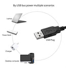 Luz de Anel LED RGB de 6/10/12 Polegadas, Lâmpada de Anel para Selfie, 15 Cores, 3 Modos com Suporte de Tripé, Plug USB para Transmissão ao Vivo no YouTube, Maquiagem e Fotografia