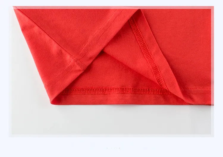 2024 Verão Meninas Meninos Camisetas Sólidas Roupas 100% Algodão Puro Manga Curta Amarelo Vermelho Verde Crianças UnderShirt Bottomming Roupas