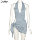 Nibber Sexy Beach Vacation Wear Basic Bikini Bodysuit Saias 2 Conjuntos de Duas Peças Para Roupas Femininas Ternos Maiô Feminino 2024