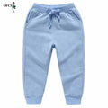 Venda de Calças Infantis Primavera Adolescente Menino Calças Esportivas Criança Casual Crianças Calças de Algodão Sólido Para Roupas de Menina Para 1-10 T