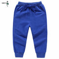 Venda de Calças Infantis Primavera Adolescente Menino Calças Esportivas Criança Casual Crianças Calças de Algodão Sólido Para Roupas de Menina Para 1-10 T
