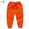 Venda de Calças Infantis Primavera Adolescente Menino Calças Esportivas Criança Casual Crianças Calças de Algodão Sólido Para Roupas de Menina Para 1-10 T