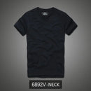 Camiseta 100% algodão sólido t-shirt homens de manga curta camiseta