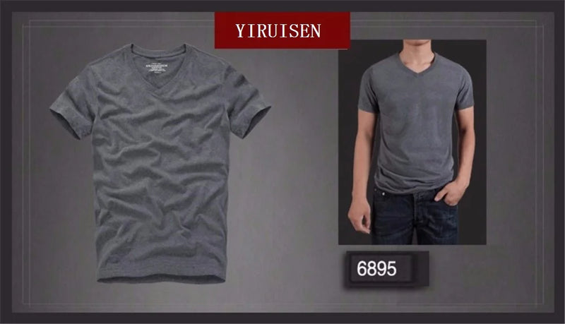 Camiseta 100% algodão sólido t-shirt homens de manga curta camiseta