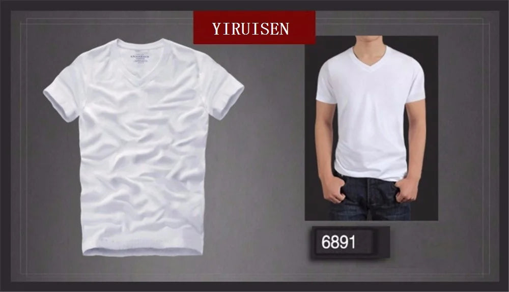Camiseta 100% algodão sólido t-shirt homens de manga curta camiseta