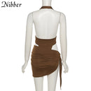 Nibber Sexy Beach Vacation Wear Basic Bikini Bodysuit Saias 2 Conjuntos de Duas Peças Para Roupas Femininas Ternos Maiô Feminino 2024