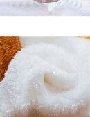 Novo Inverno Bebê Meninas Meninos Homewear Conjuntos Outono Moda Flanela Roupas de Lã Crianças Dos Desenhos Animados Urso Pijamas Crianças Pijamas