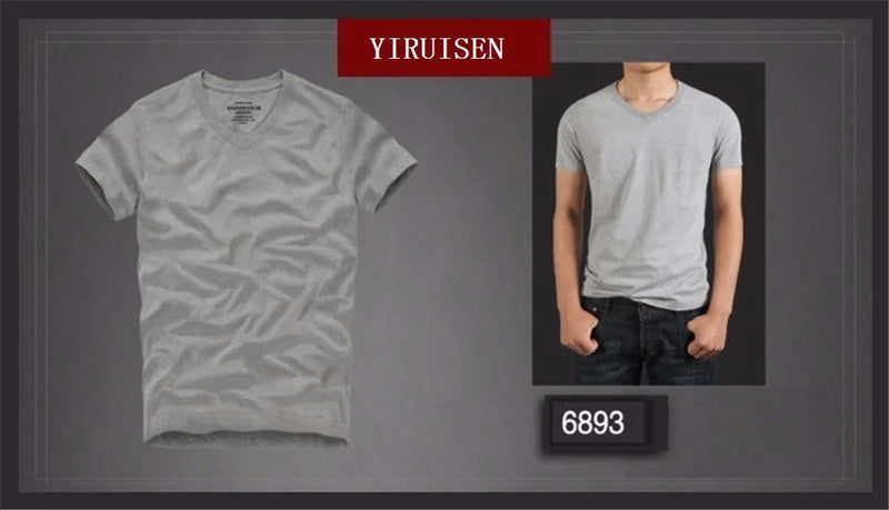 Camiseta 100% algodão sólido t-shirt homens de manga curta camiseta