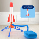 Kid Air Rocket Foot Pump Launcher Brinquedos Jogo Esportivo Jump Stomp Conjunto de Brincadeira Infantil Ao Ar Livre Brinquedo Pressionado Lançadores de Foguetes Jogos de Pedal