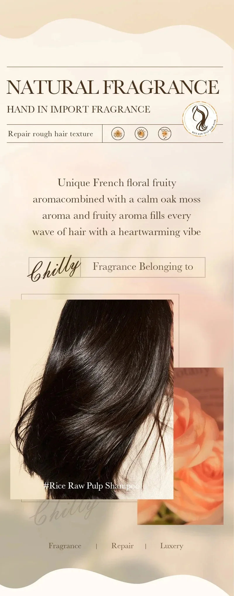 Máscara de Cabelo Mágica Profissional 5 Segundos Care Suave Natural Reparação Previne Ressecamento, Pontas Duplas, Danos e Frizz 2025