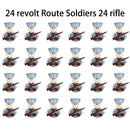 40 pcs/lote ww2 personagens militares wwii soldados do exército blocos de construção montagem de tijolos do exército nacional armas brinquedos para crianças