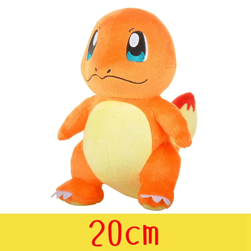 Pokemon Brinquedo de Pelúcia de Alta Qualidade Com Etiqueta Anime Cartoon Pikachu Charmander Squirtle Bulbasaur Boneca de Pelúcia Presente Para Crianças Crianças