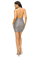 Mini Sexy Bodycon Vestido de Verão Mulheres 2024 Aniversário Estiramento Lantejoulas Vestidos de Festa Roupas Femininas Vestidos Para Mujer Robe Femme