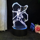 Homem-Aranha 3D Acrílico Luz Noturna USB Estéreo LED Lâmpada de Mesa Luz Fantasma Surpresa Presente de Aniversário LED Luz Usando USB e Bateria