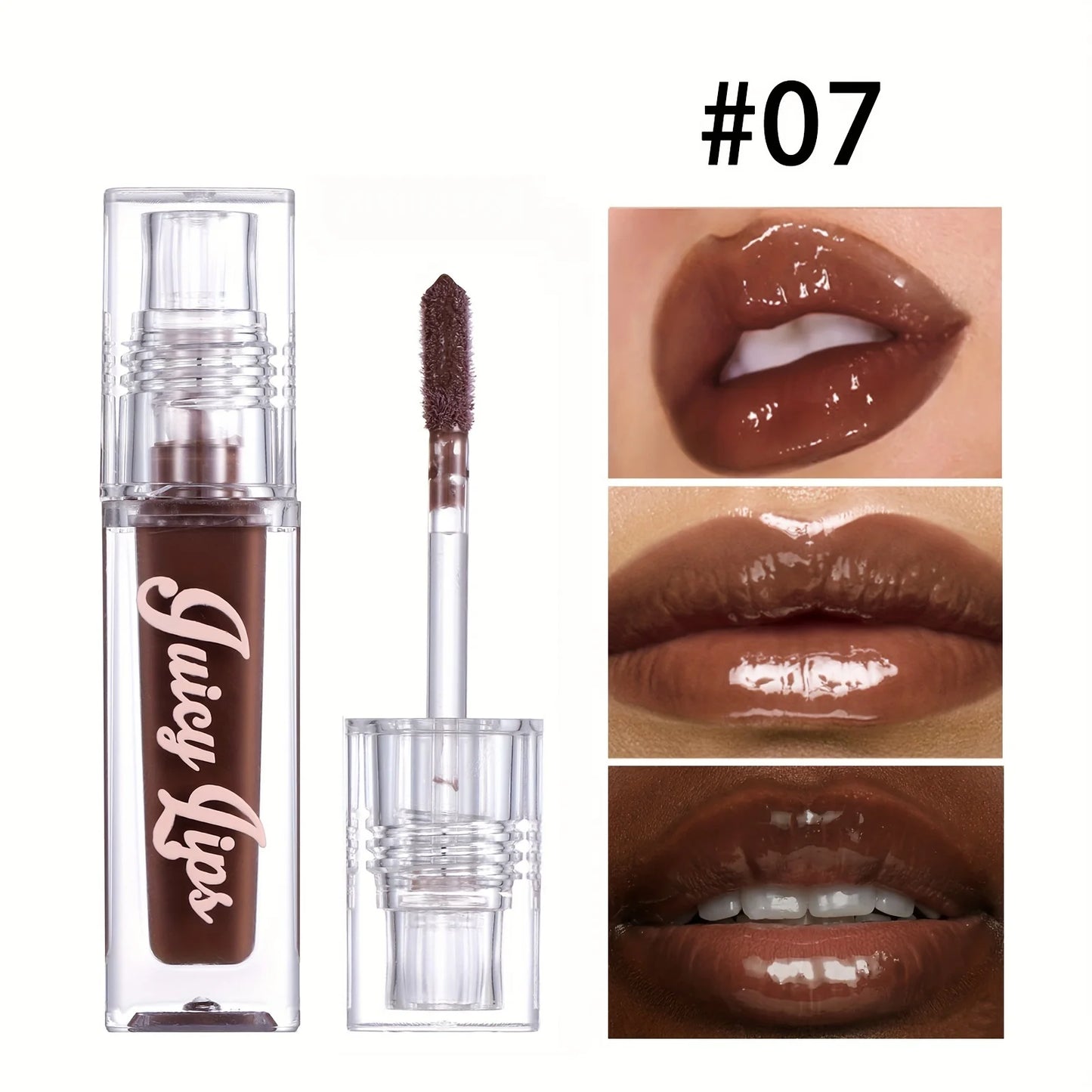 Óleo Labial Hidratante com Cristal - Gloss Preenchedor