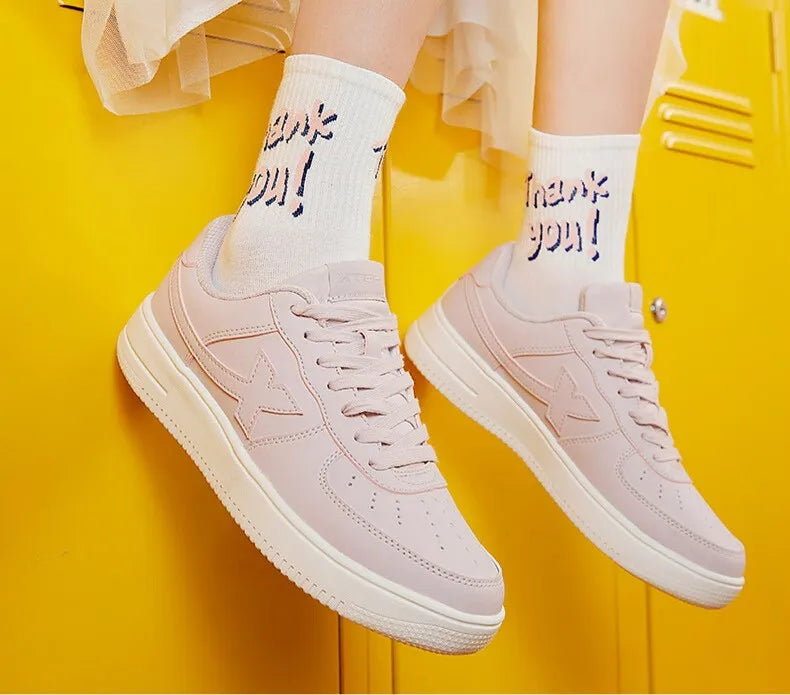 Xtep Homens Sapatos de Skate Antiderrapante Casual Branco Casal Tênis de Skate Masculino Feminino Sapatos de Marca de Luxo 881219319851
