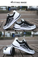 Sapatos masculinos respiráveis de verão 2024 Novos esportes casuais Web Running Student Branco Velho Sapatos da moda de altura aumentada