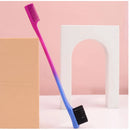 Escova Pente para Cabelo 3 em 1 1-10 Unidades Escova de Dupla Face Pente para Baby Hair & Escova para Sobrancelhas Escova de Alisamento Ferramenta para Cabelo