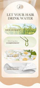 Máscara de Cabelo Mágica Profissional 5 Segundos Care Suave Natural Reparação Previne Ressecamento, Pontas Duplas, Danos e Frizz 2025