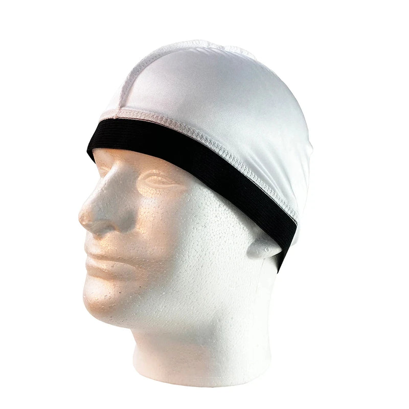 Novo Boné de Cúpula de Seda Unissex Para Homens Elástico Bandanas Durag de Seda Tampa de Peruca Inferior Spandex Boné de Resfriamento Boné de Gorro Baseado em Seda