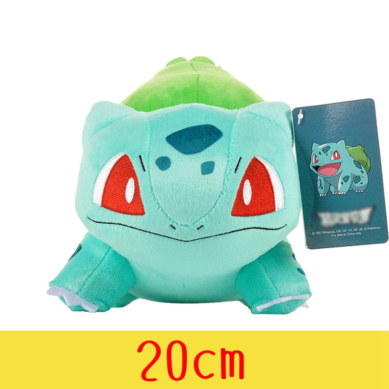 Pokemon Brinquedo de Pelúcia de Alta Qualidade Com Etiqueta Anime Cartoon Pikachu Charmander Squirtle Bulbasaur Boneca de Pelúcia Presente Para Crianças Crianças