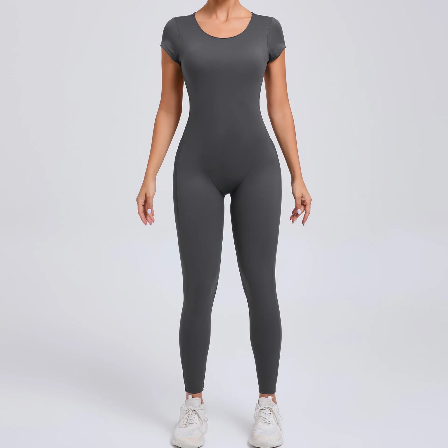 Sexy Mangas Compridas Terno Feminino Macacão Secagem Rápida Roupas de Ioga Treino Bodysuits Backless Esportes Macacão Mulheres Ginásio