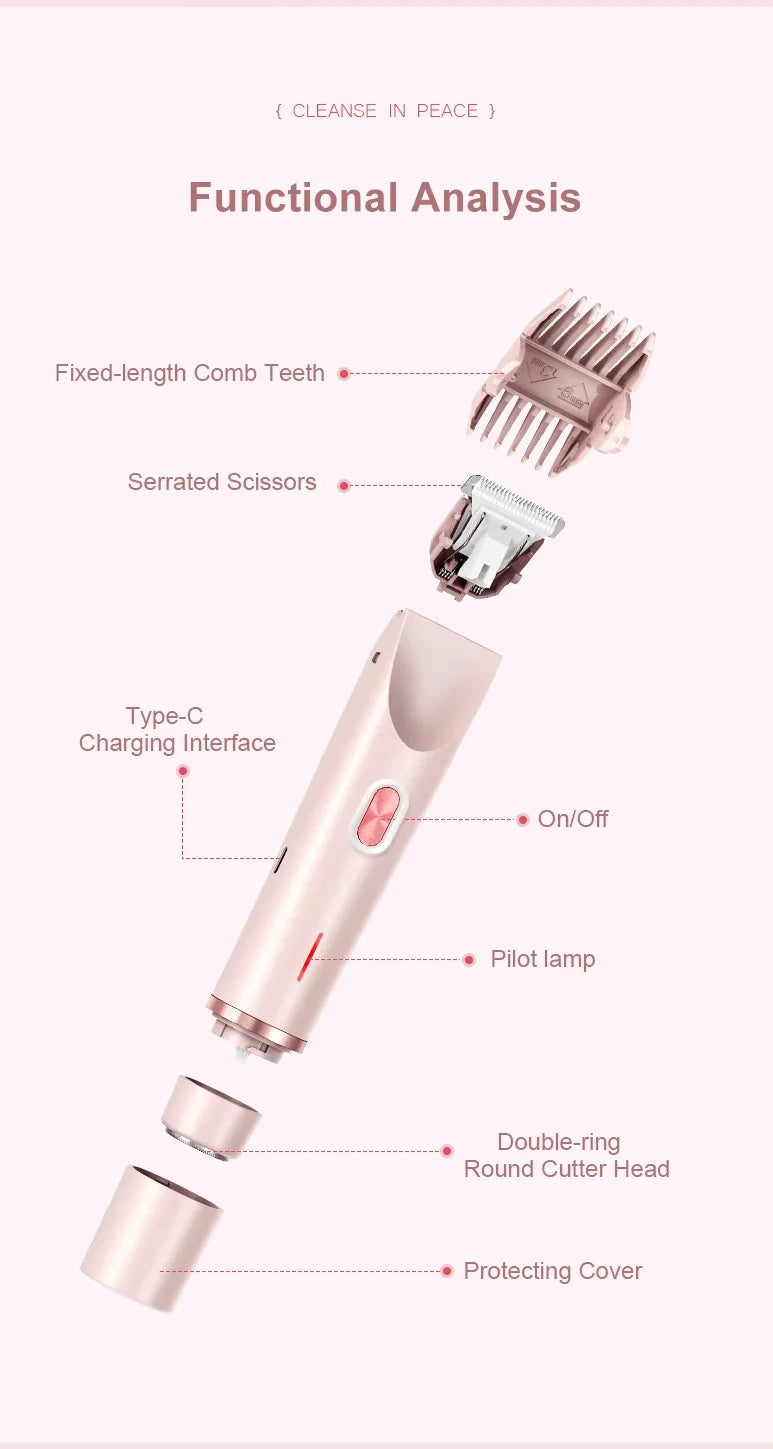 Depilador Corporal Feminino Elétrico
