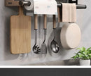 Elegante rack de condimentos de cozinha montado na parede com caixa de armazenamento Suporte multifuncional para utensílios domésticos com dispensador de vinagre de óleo