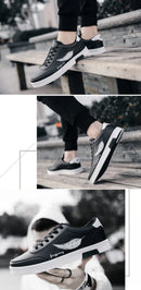 Homens brancos Calçados Esportivos Moda Homens Sapatos Casuais Homem de Couro Flats Conforto Resistente Tênis Casuais Masculinos Zapatillas De Hombre