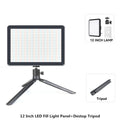 Luz de Videoconferência LED para Fotografia, Luz de Preenchimento Dimmable para Estúdio de Fotografia, Lâmpada de Preenchimento para Transmissão ao Vivo no Tiktok e Youtube