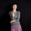 Pulôver feminino outono/inverno 100% puro suéter de caxemira casual suéter de malha gola redonda solto Tops básico versátil Blusa