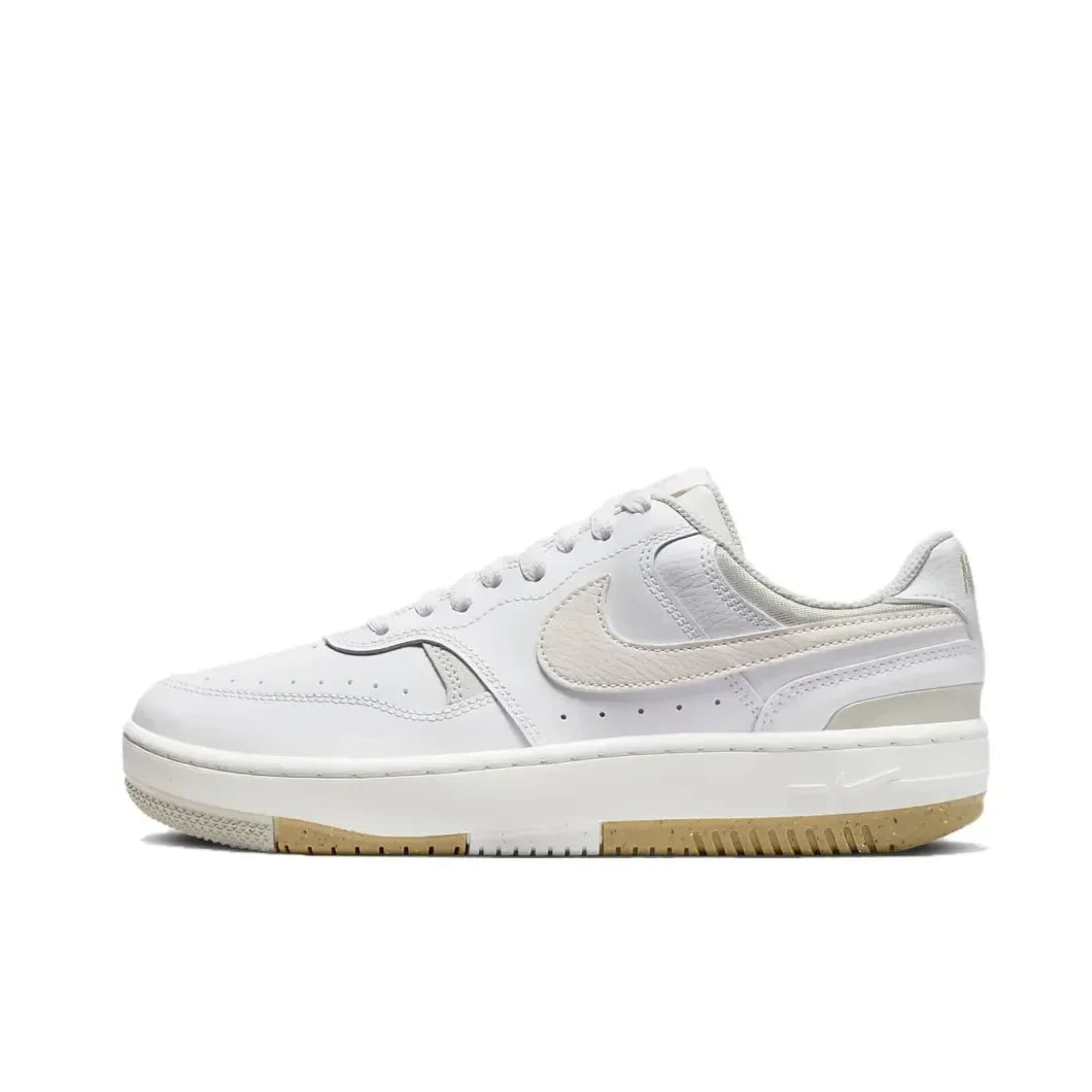 Nike branco verde colorway Gamma Force Sapatos de placa de baixa moda confortáveis antiderrapantes resistentes ao desgaste Modelos masculinos e femininos