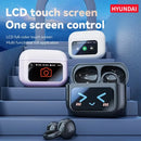 Novo Fone de Ouvido Bluetooth Sem Fio Inteligente com Tradução em Clip - Futuro Audiovisual com Tela Sensível ao Toque