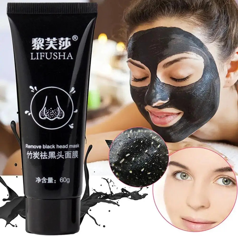 Máscara Facial de Lama com Carvão Vegetal de Bambu 60g