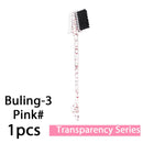 Escova Pente para Cabelo 3 em 1 1-10 Unidades Escova de Dupla Face Pente para Baby Hair & Escova para Sobrancelhas Escova de Alisamento Ferramenta para Cabelo