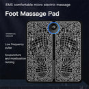 Electric Foot Massager Pad Electrostimulator Massage Mat EMS Muscle Massager Relax Feet Massage Fitness Masajeador USB Charging