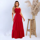 Fashion Blogger Tendencia Vestido Longo Aberto Nas Costas