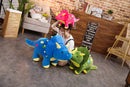 Criativo Grande Pelúcia Triceratops Macio Stegosaurus Brinquedo de Pelúcia Dinossauro Boneca Brinquedo de Pelúcia Crianças Dinossauros Brinquedo Presentes de Aniversário